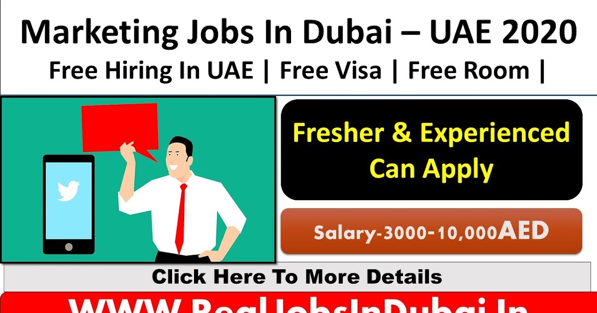 Marketing Jobs In Dubai - UAE 2020