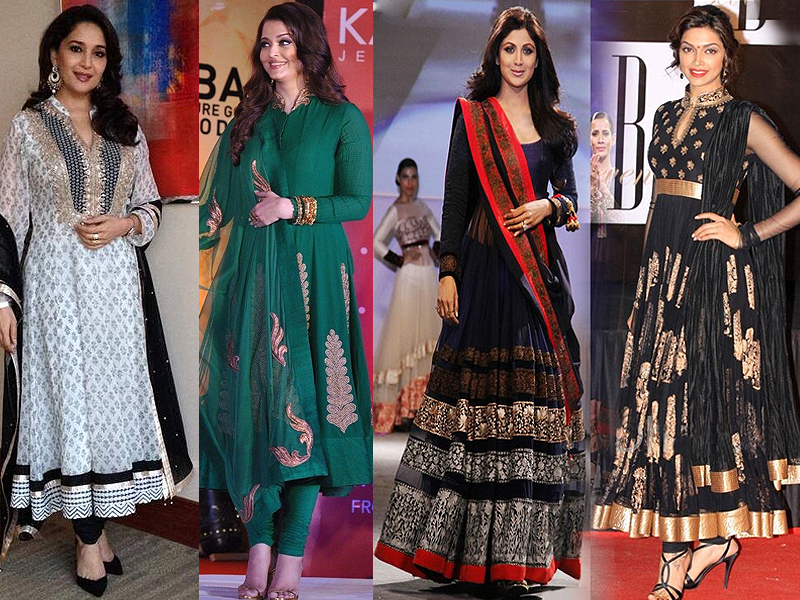 Anarkali Dresses Bollywood Actress