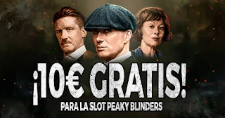 Paston regalamos 10€ jugar slot Peaky Blinders hasta 18-10-2020 Paston regalamos 10€ jugar slot Peaky Blinders hasta 18-10-2020