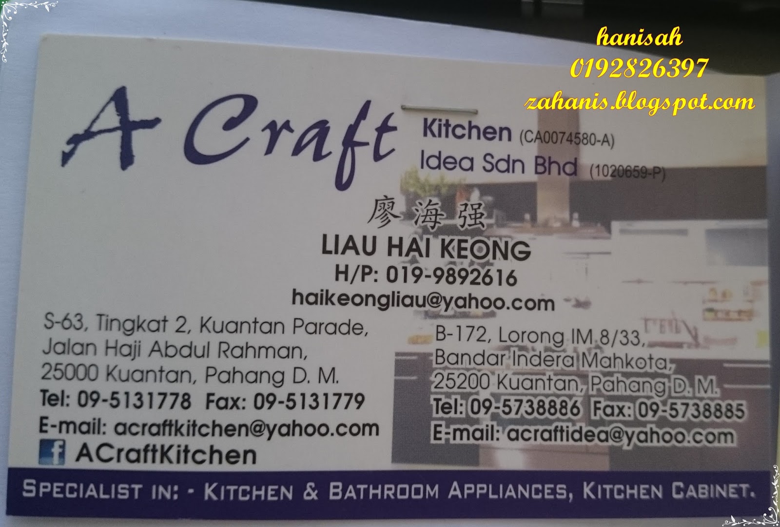 Kitchen Dapur) Pulak... Life Starts Here!