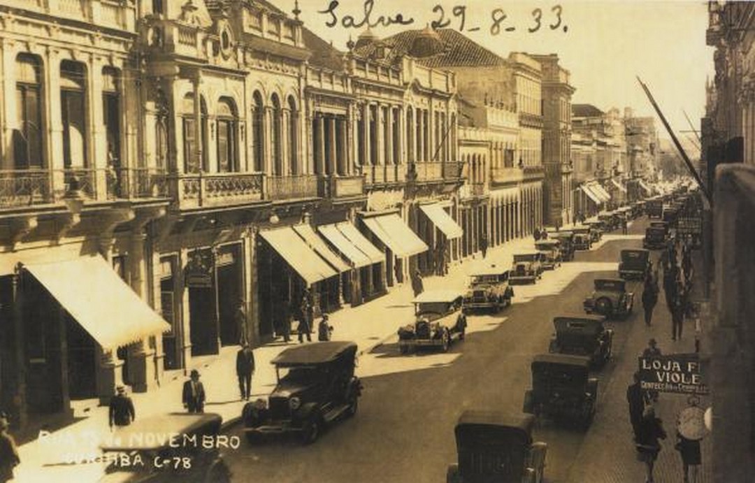 Curitiba Rua Quinze De Novembro 1933 