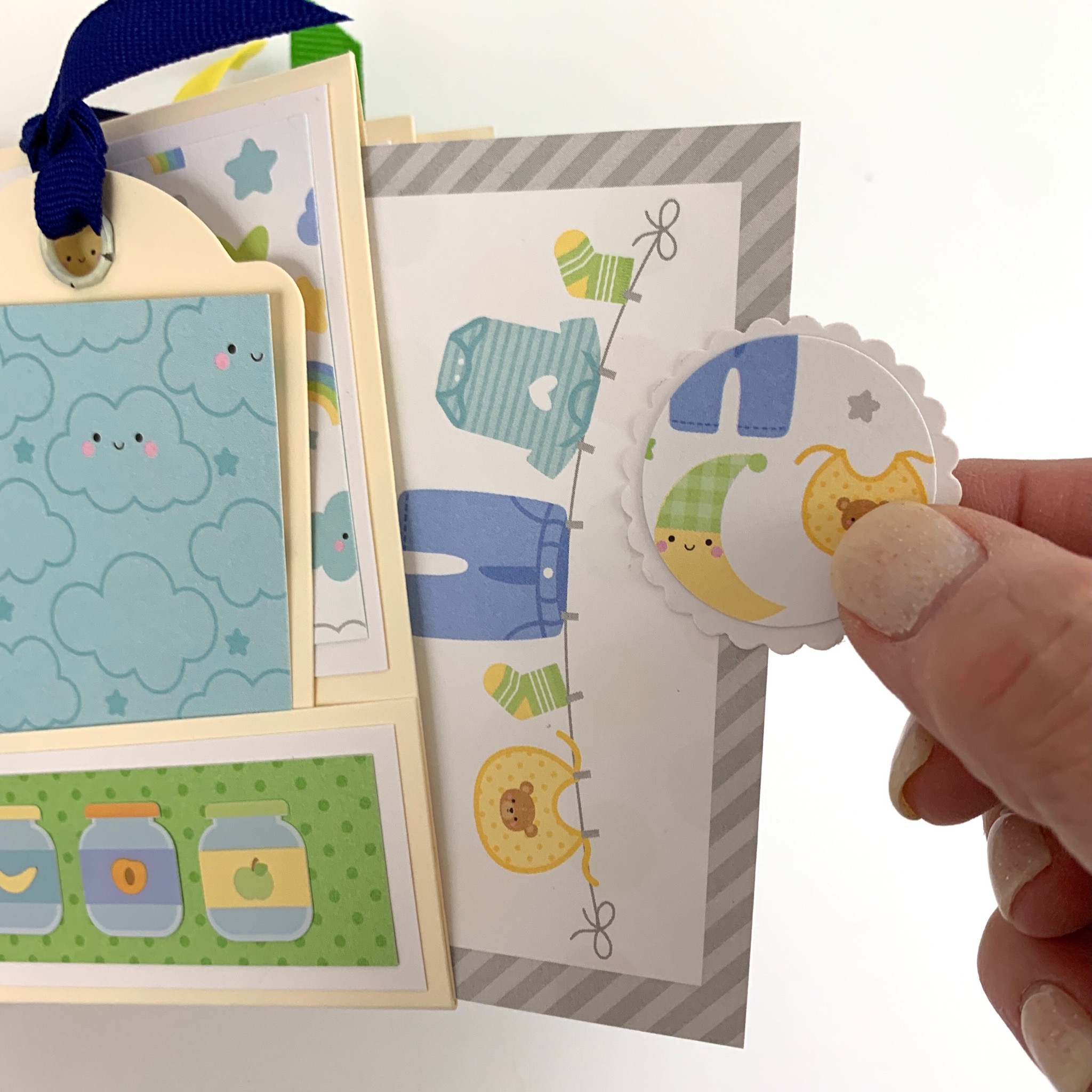 Baby Boy Digital Scrapbook Mini Kit, Baby Scrapbook Elements, Baby  Scrapbook Papers. 