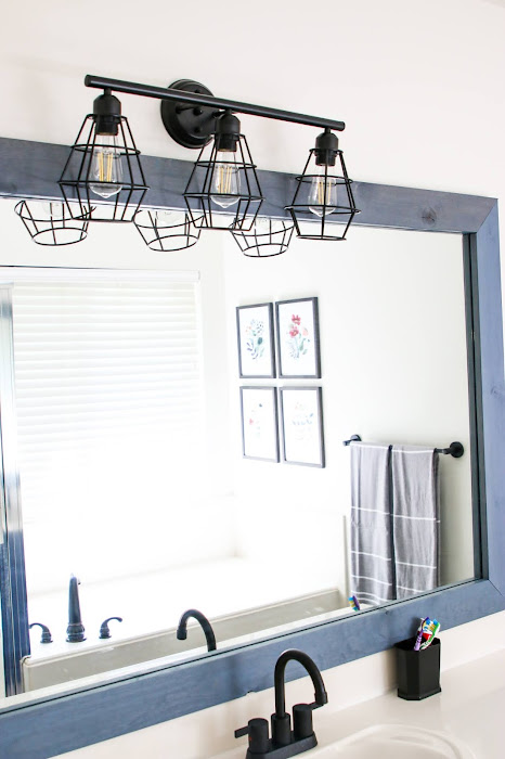 Modern farmhouse bathroom vanity. Modern farmhouse bathroom decor. Farmhouse bathroom ideas. Rustic farmhouse bathroom. Modern farmhouse bathroom fixtures. Farmhouse bathroom shower. Farmhouse bathroom pictures. Modern farmhouse bathroom tile. Budget friendly bathroom renovation. Hale navy bathroom vanity. Gold bathroom hardware. #bathroom #farmhouse #modernfamrhouse #decor #modern #rustic Modern farmhouse bathroom vanity. Modern farmhouse bathroom decor. Farmhouse bathroom ideas. Rustic farmhouse bathroom. Modern farmhouse bathroom fixtures. Farmhouse bathroom shower. Farmhouse bathroom pictures. Modern farmhouse bathroom tile. Budget friendly bathroom renovation. Hale navy bathroom vanity. Gold bathroom hardware. #bathroom #farmhouse #modernfamrhouse #decor #modern #rustic