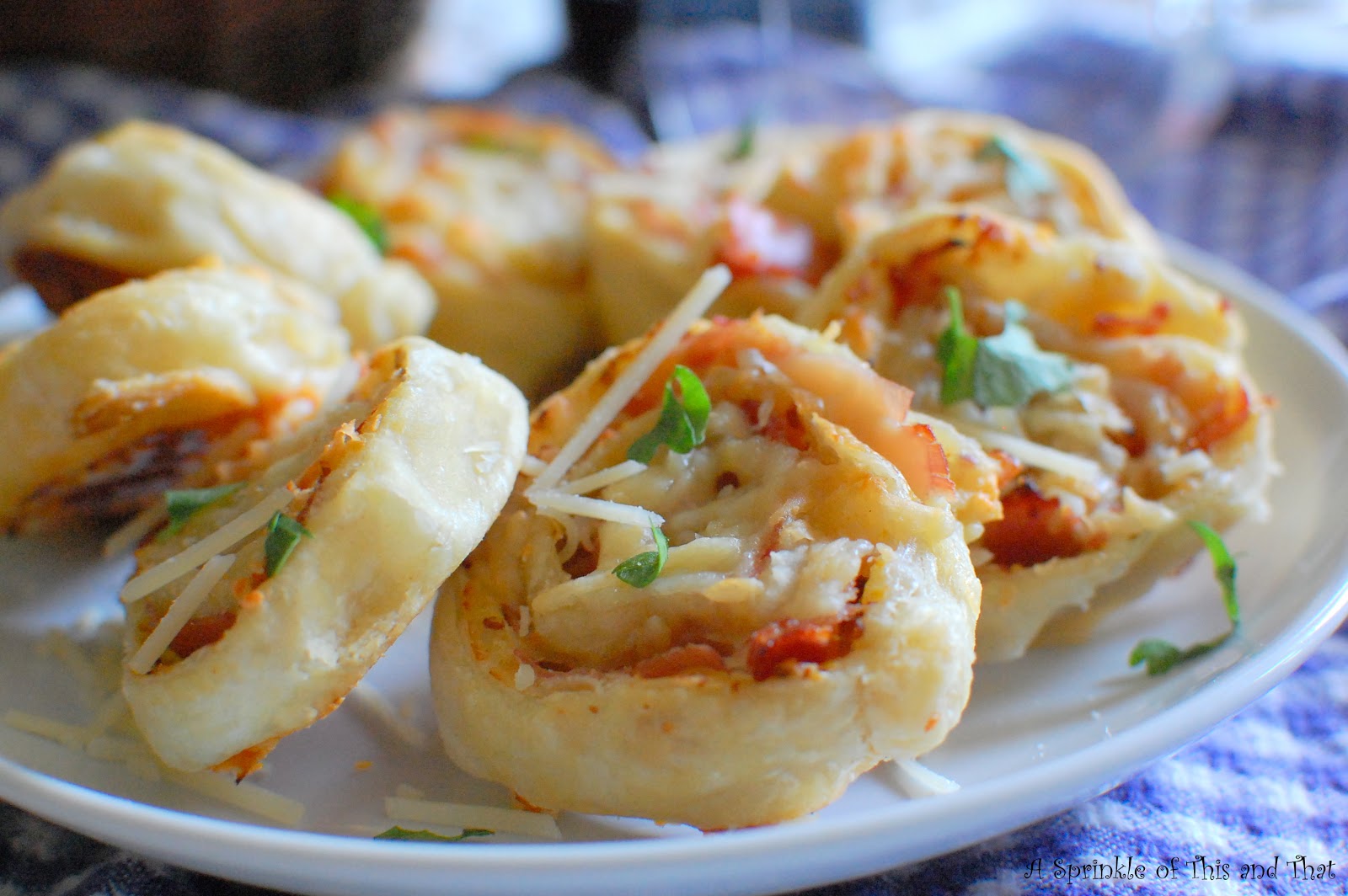 A Sprinkle of This and That Picnic Menu Prosciutto Pinwheels