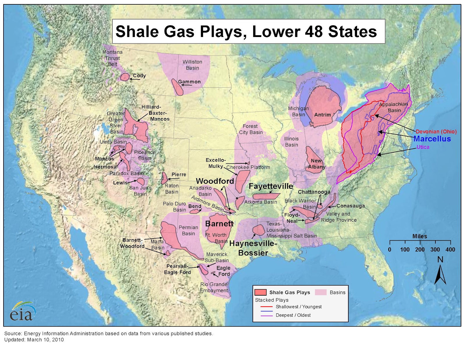 UnitedStates_shale_gas map