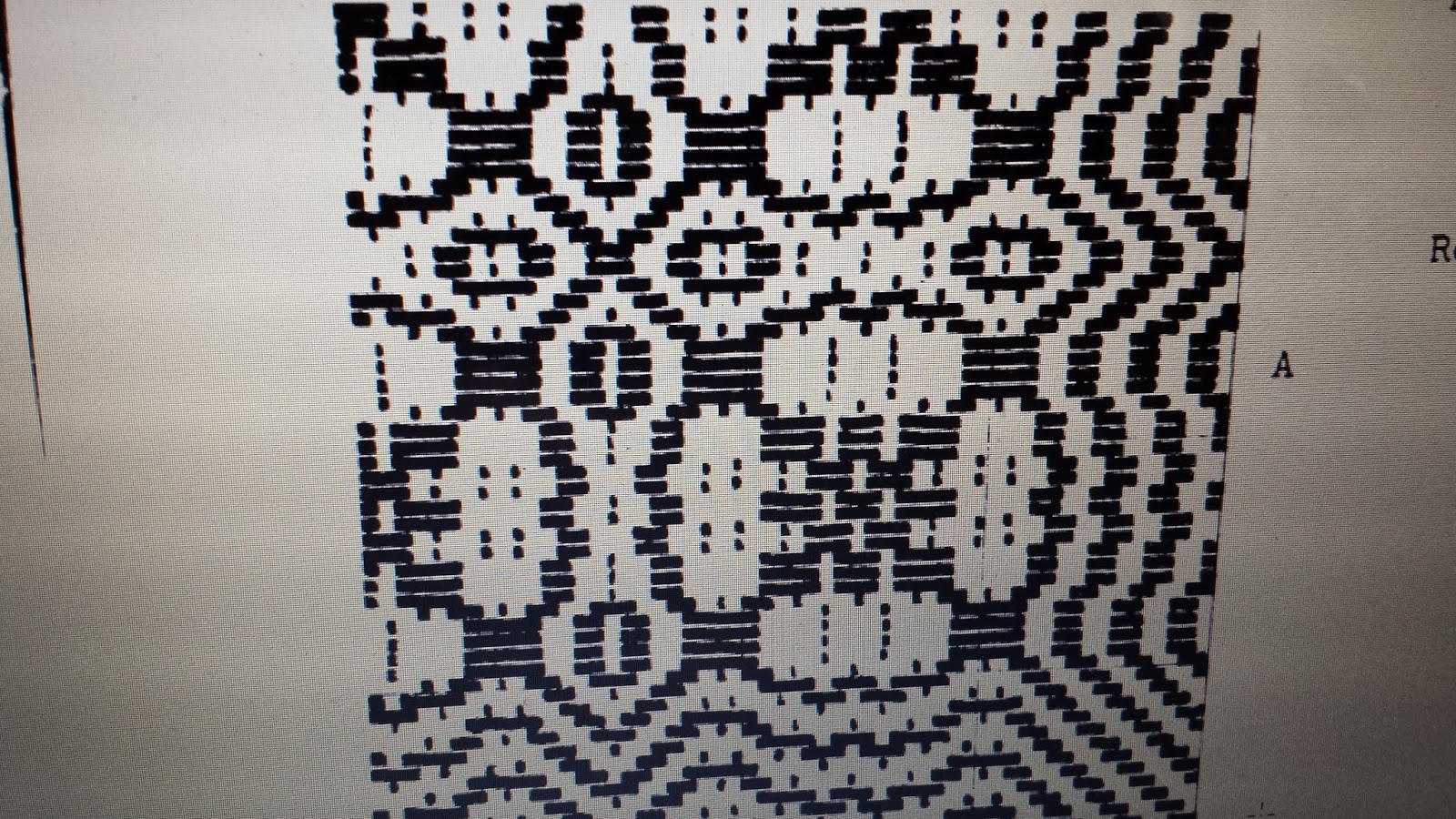 miniature overshot patterns for hand weaving in stock