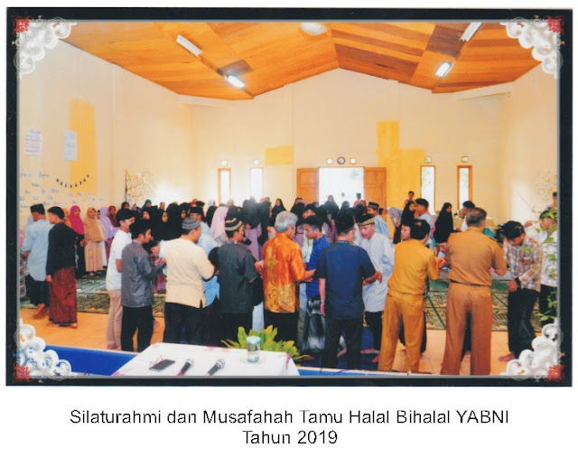 Silaturahmi dan Musafahah Tamu Halal Bihalal YABNI 2019