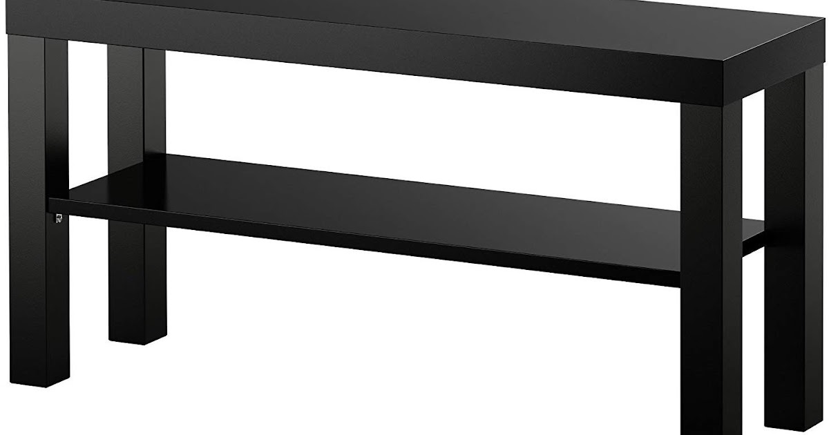 IKEA LACK Mesa auxiliar mueble TV negro