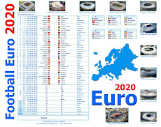 Free Printerable Euro 2020 Stadium poster UK GMT 1 summer time