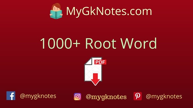 1000+ Root Word PDF in English