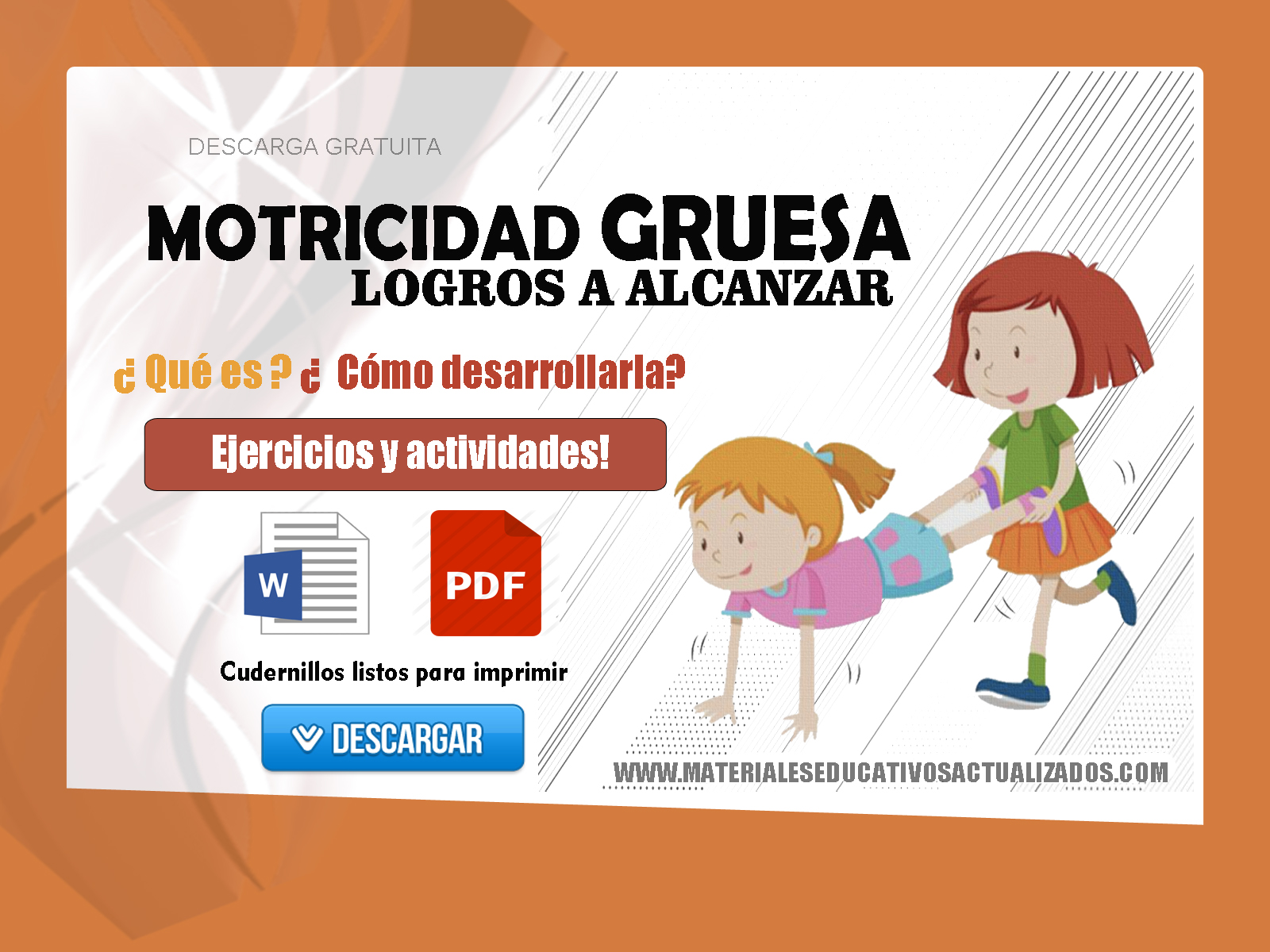 Motricidad gruesa psicomotricidad actividades ejercicios fina maternelle psicomotor mejorar eps desarrollo inicial fisica diferentes lfiduras artículo