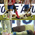 Ex-Barcelona star Giovani dos Santos suffers gruesome injury as his leg is torn open in horrible challenge (Photos)