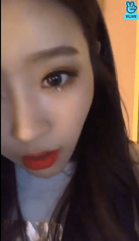 러블리즈 청순 이미주 V앱움짤