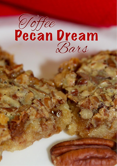 Toffee Pecan Dream Bars
