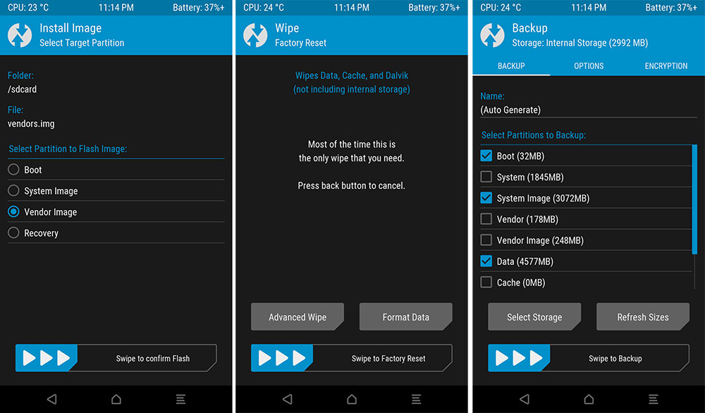 TWRP Recovery untuk IMO S67 Blast