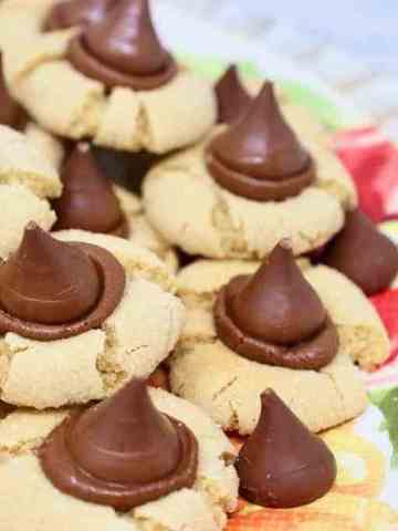 Double Chocolate Peanut Butter Kiss Cookies