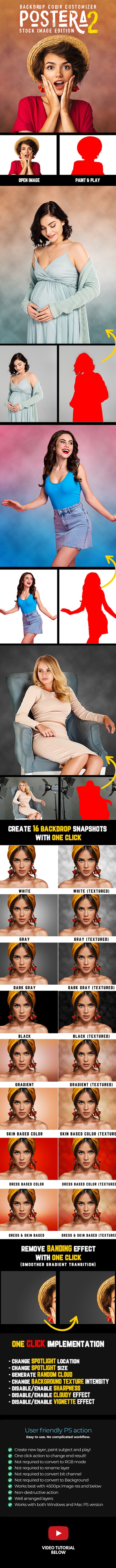 GraphicRiver - Postera 2 - Backdrop Color Customizer - Photoshop Action 31906861 2 Image%2BPreview