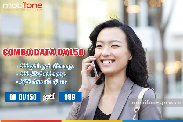 Gói combo data DV150 Mobifone Gói combo data DV150 Mobifone