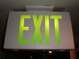 xit signs,tritium exit signs,emergency exit signs,photoluminescent exit signs,lithonia exit signs