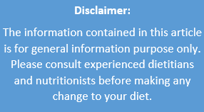 Disclaimer for vegan food diet information