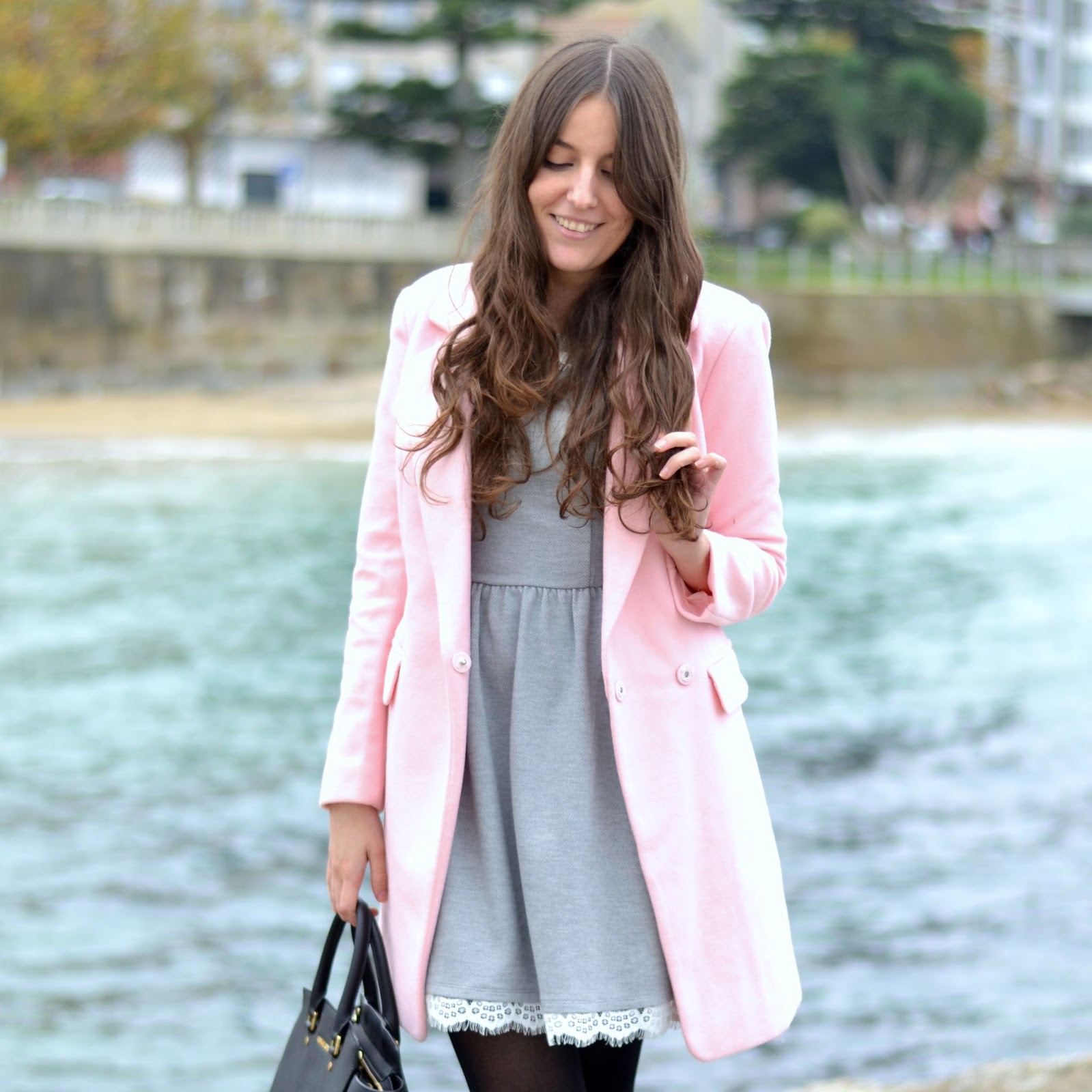 abrigo rosa