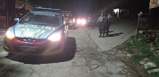 Patroli Blue Light, Menyisir Wilayah Hukum Polsek Sangalla, Antisipasi Ganguan Kamtibmas