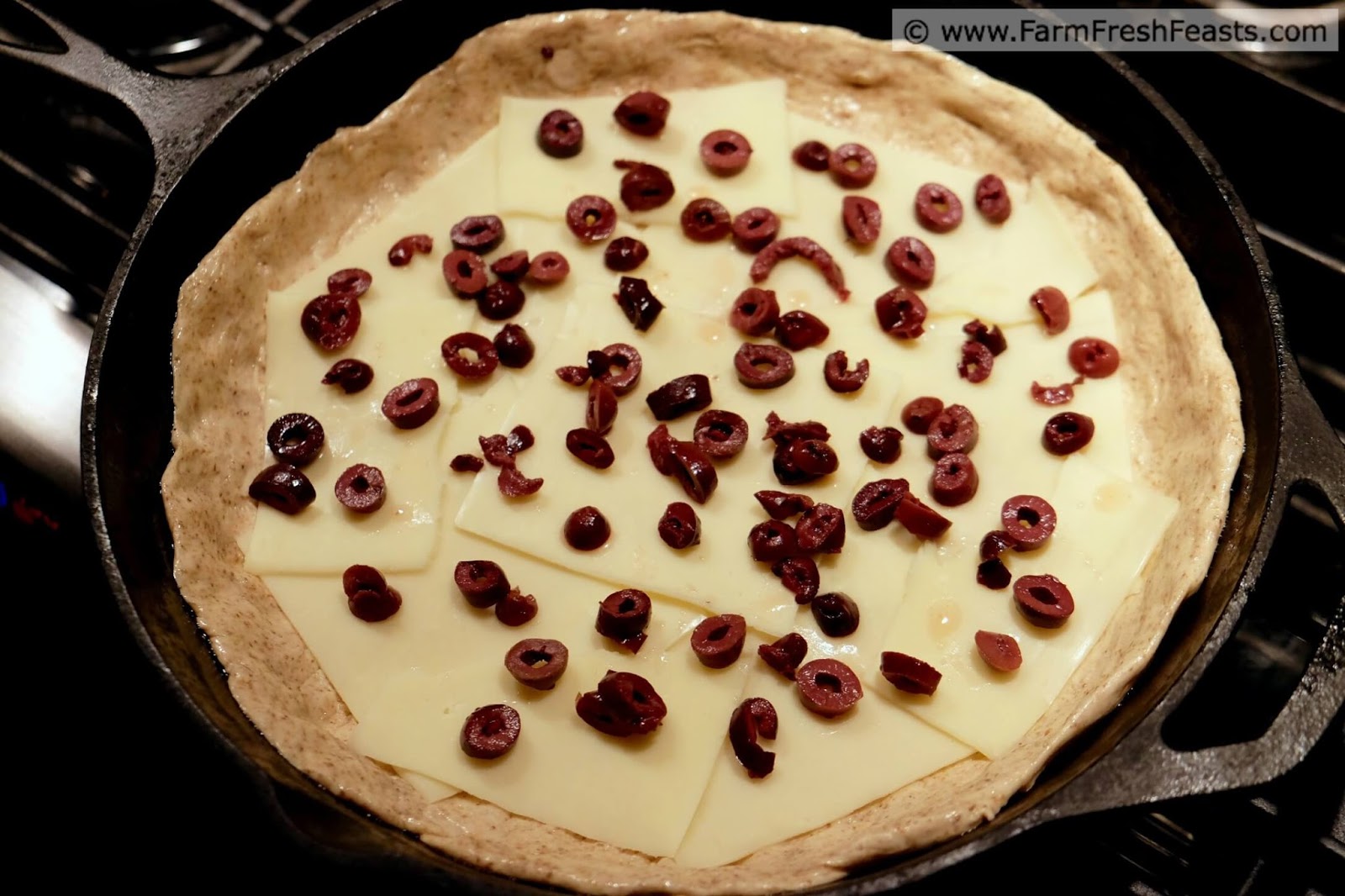 Farm Fresh Feasts Deep Dish Pizza with Artichokes, Kalamata Olives