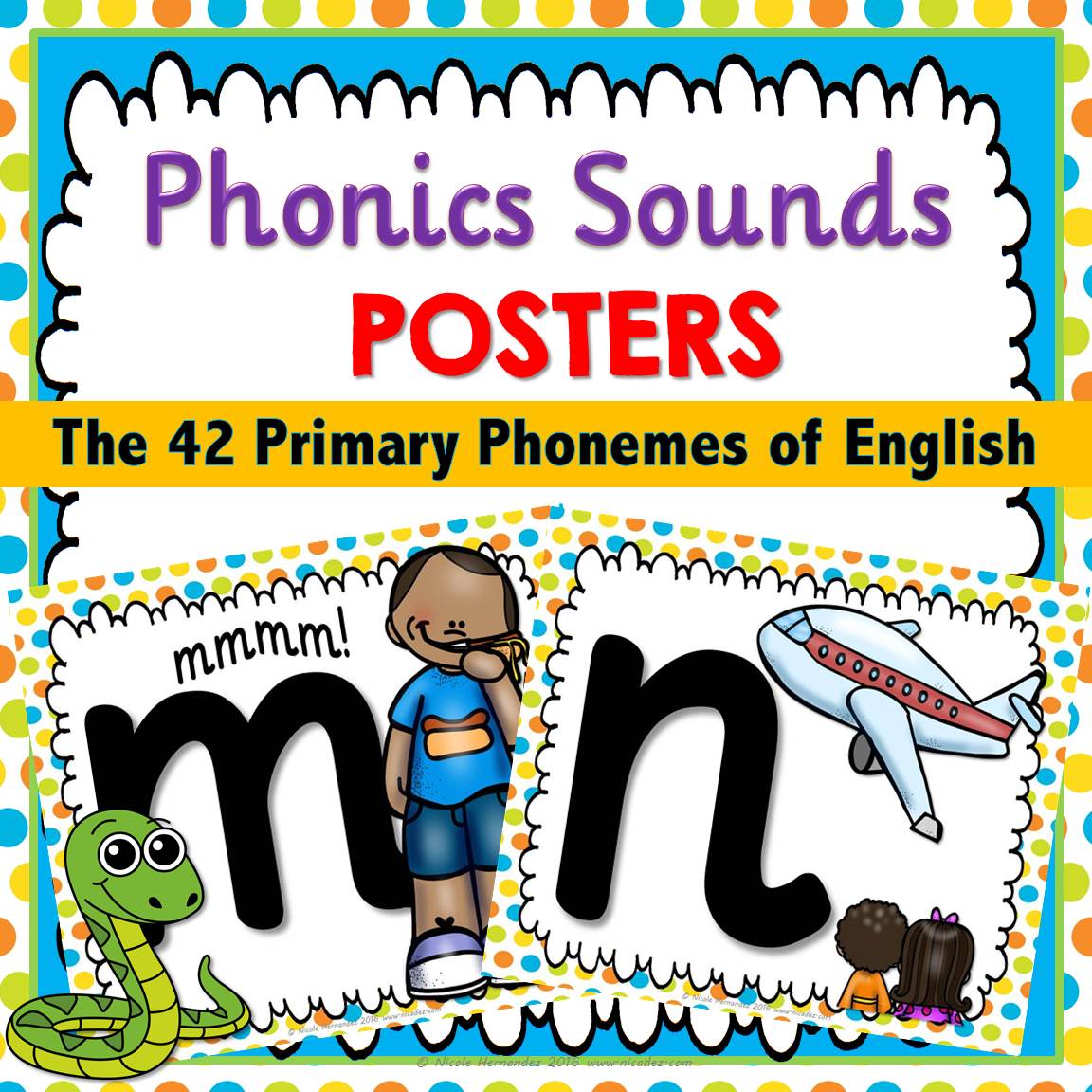 A Teacher's Idea Phonics Sounds Posters