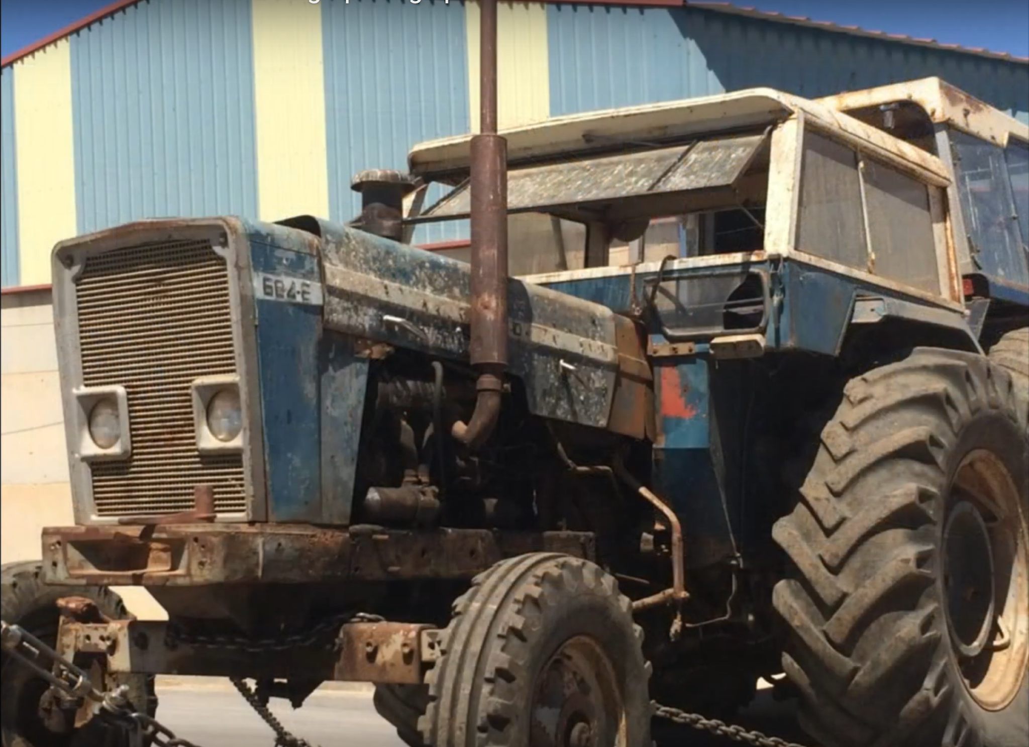 Más que máquinas agrícolas PROCESO DE RESTAURACIÓN DEL TRACTOR EBRO 684 E