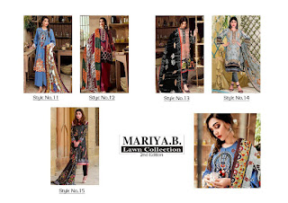 Mariya B Lawn 2nd Edition Pakistani Dress Material