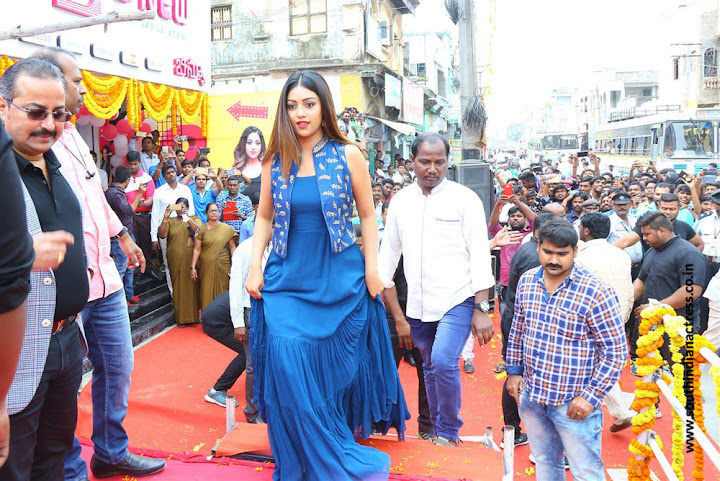Anu Emmanuel launches B New Mobile Store at Bapatla