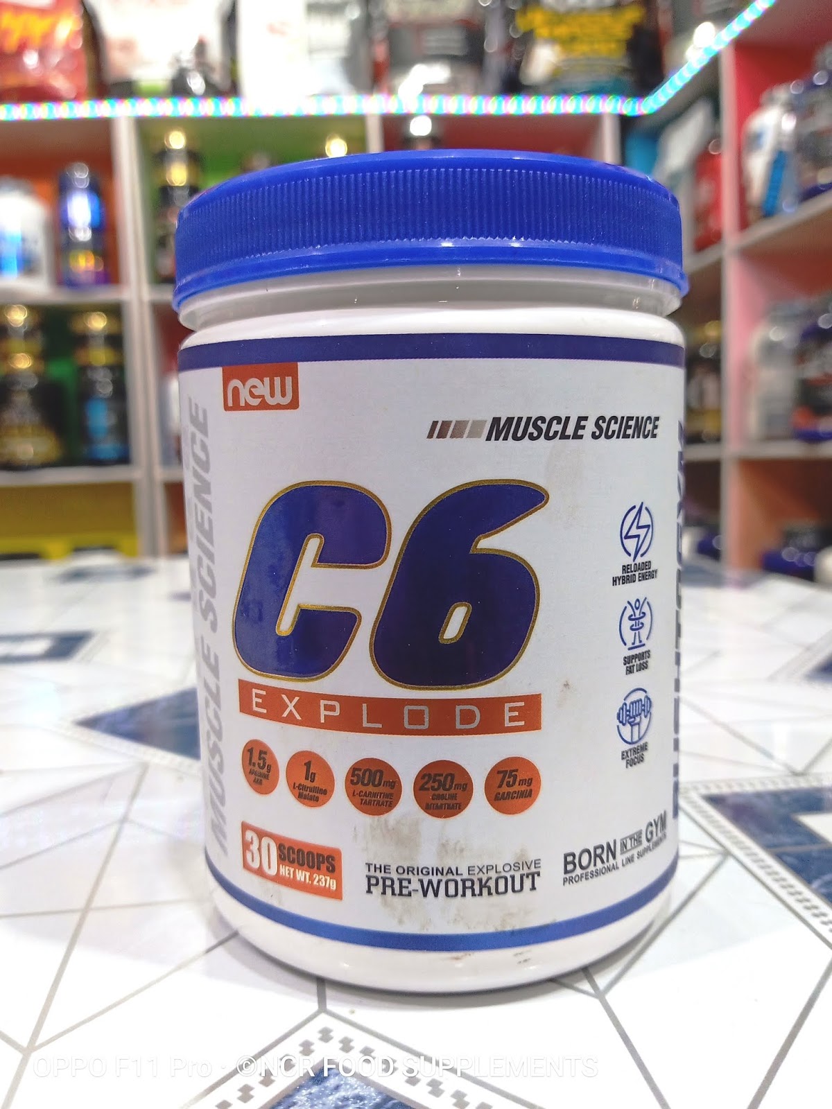 Muscle Science C6 Explode PreWorkout (30 Servings) NCR Food Supplements