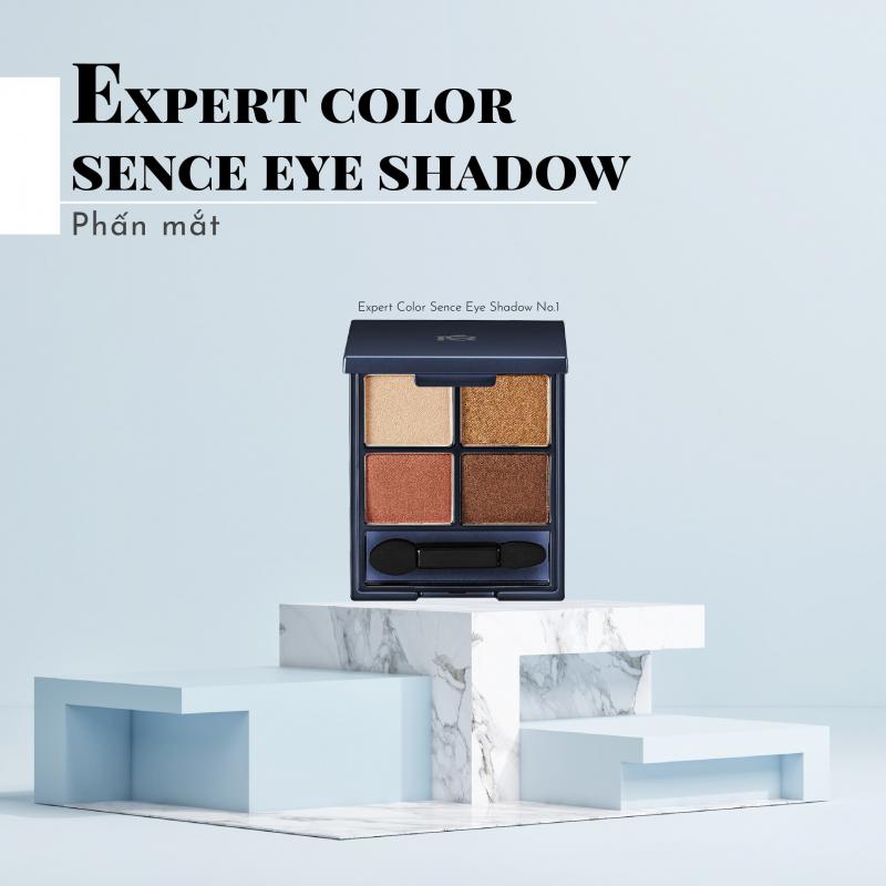 Phấn Mắt Rosea Crystal Expert Color Sence Eye Shadow No.1 – Tone Nhũ Trầm