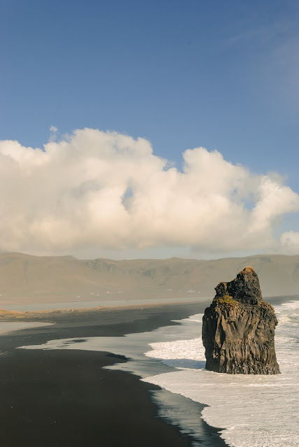 Islandia, półwysep, Dyrhólaey, ocean, Ocean Atlantycki