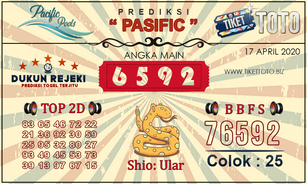 Prediksi Togel PASIFIC TIKETTOTO 17 APRIL 2020