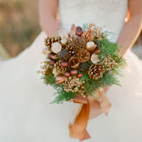Pine Cone Wedding Bouquet