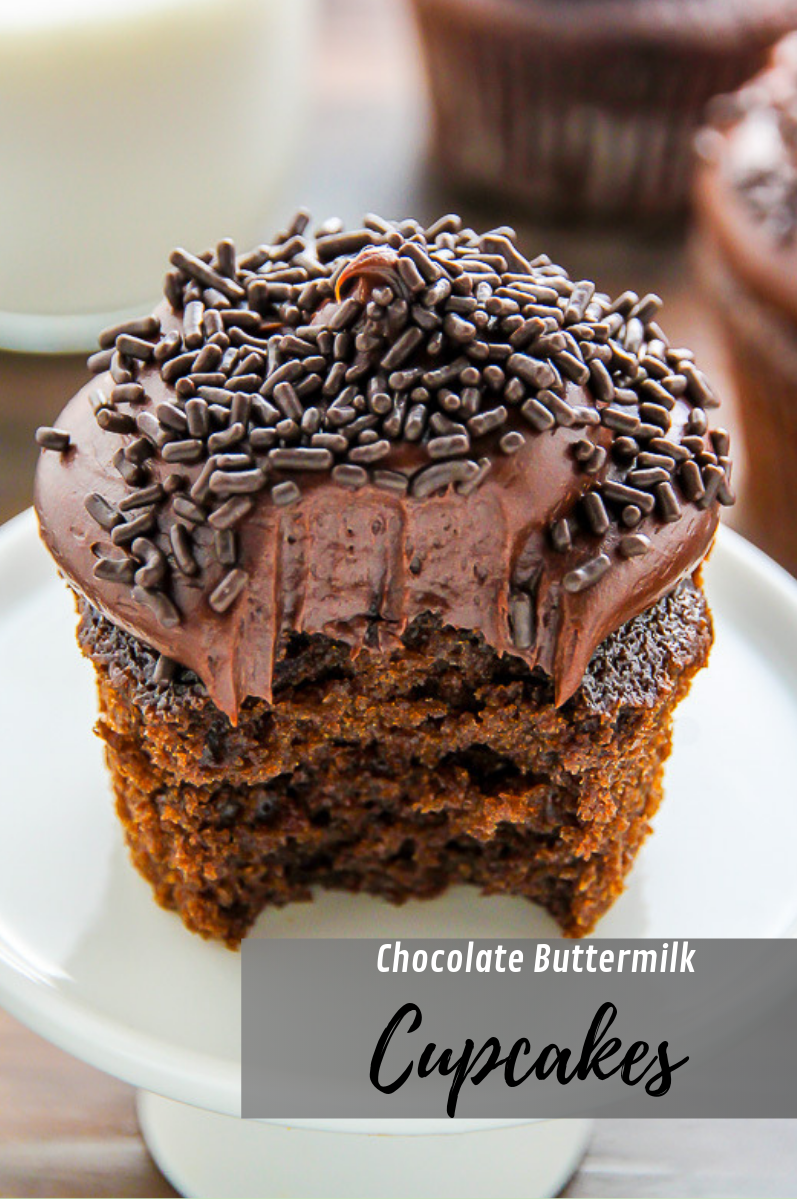 Chocolate Buttermilk Cupcakes vivian recipes