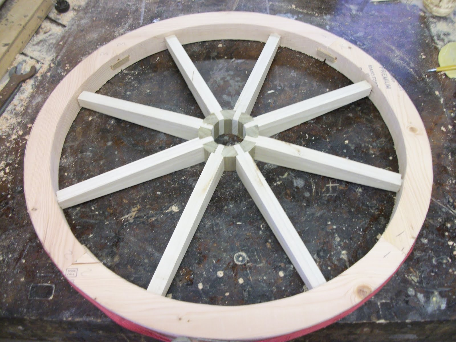 Letters from the Chair Making a Wagon Wheel