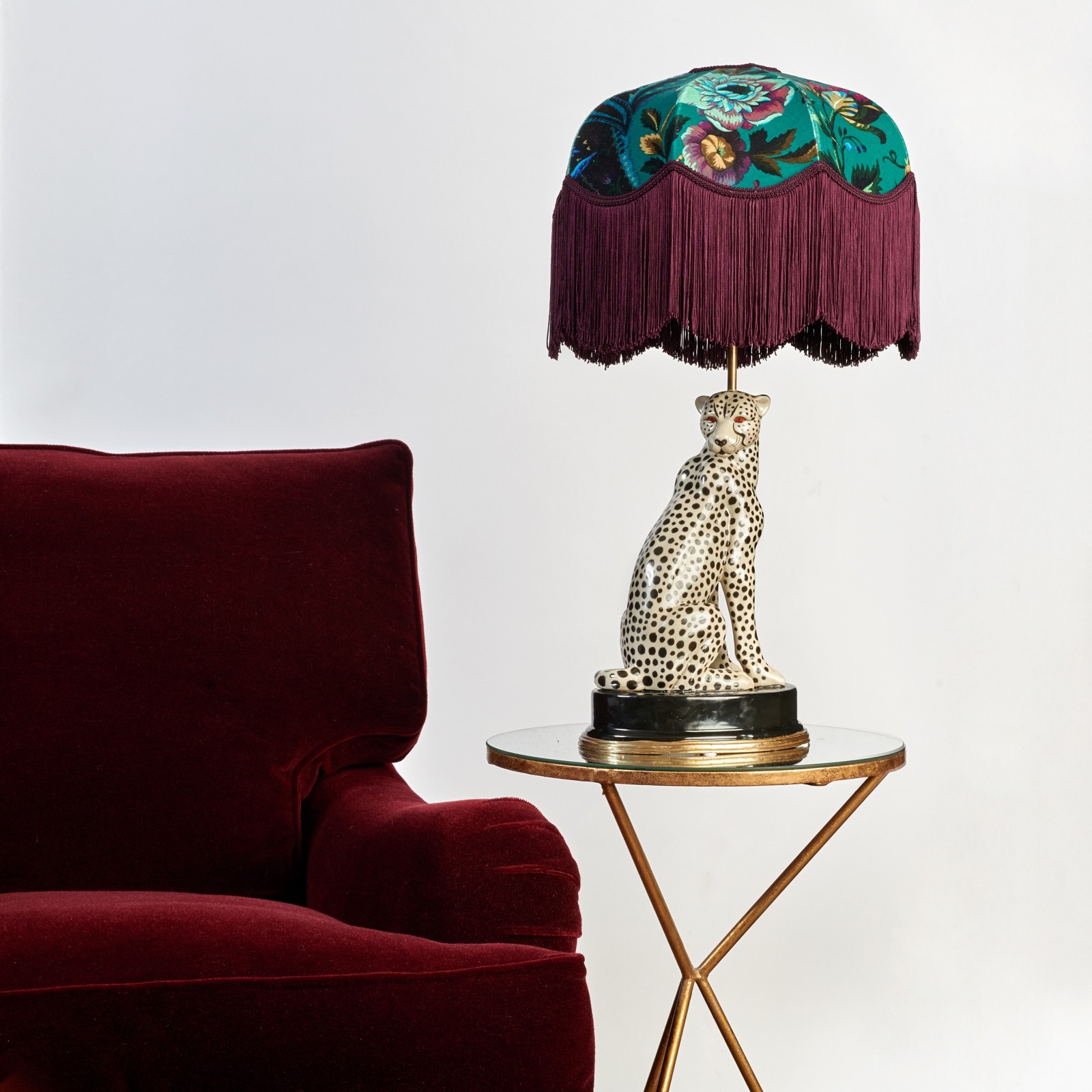 rose gold lamp asda