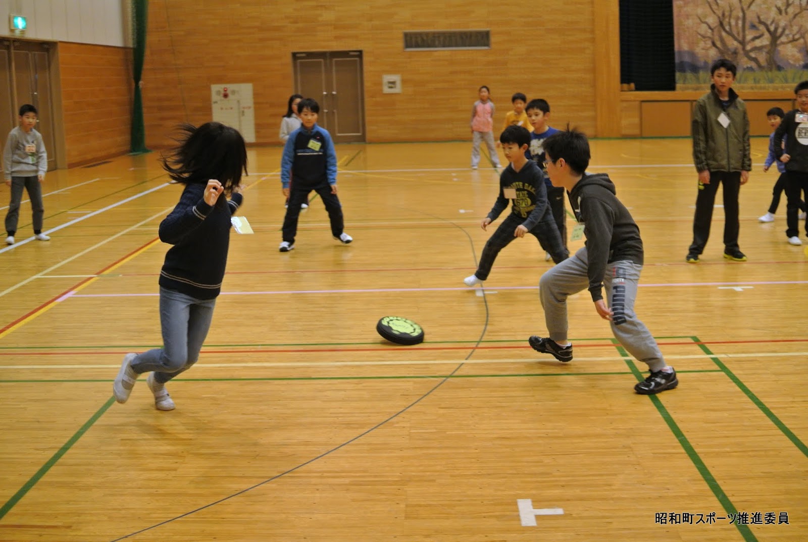 こんにちは昭和町スポーツ推進委員です。 子どもスポーツ教室（ドッチボール） ～2017～