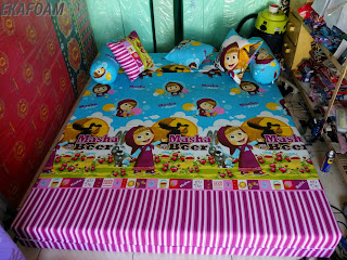 sofa bed inoac 2016 motif anak atau kartun dengan gambar masha and the bear