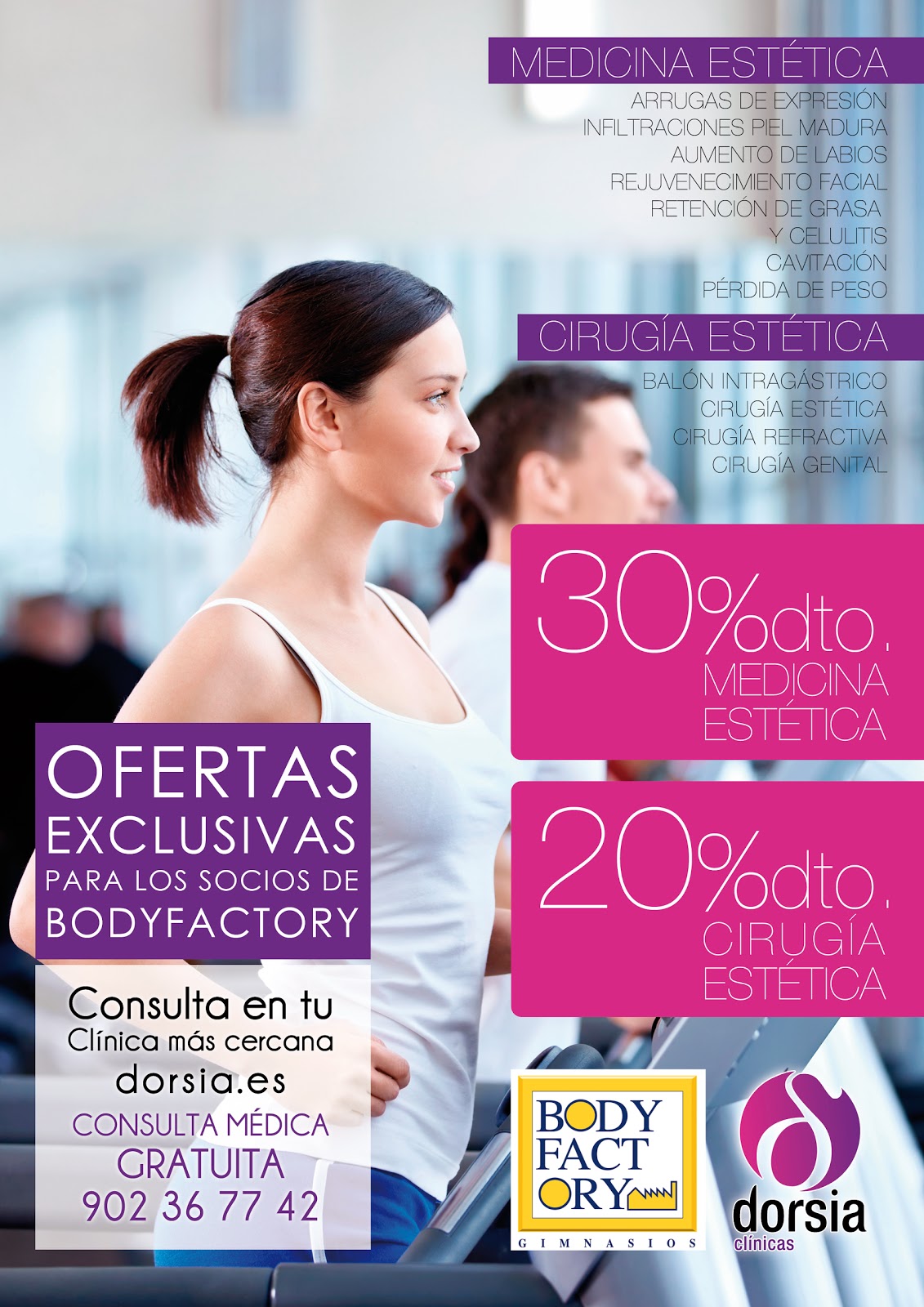 El Desafío Dorsia y Body Factory se unen para una promoción