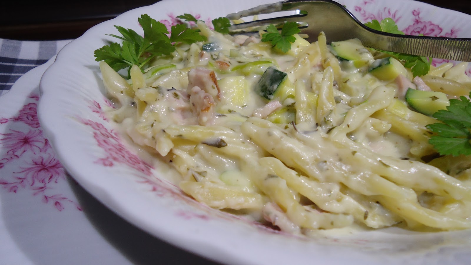 Ризотто с ветчиной и сыром