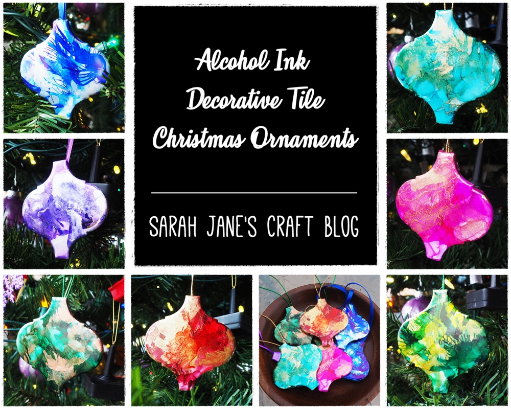 Resin Alcohol Ink Christmas Tree Ornaments DIY - Resin Crafts Blog