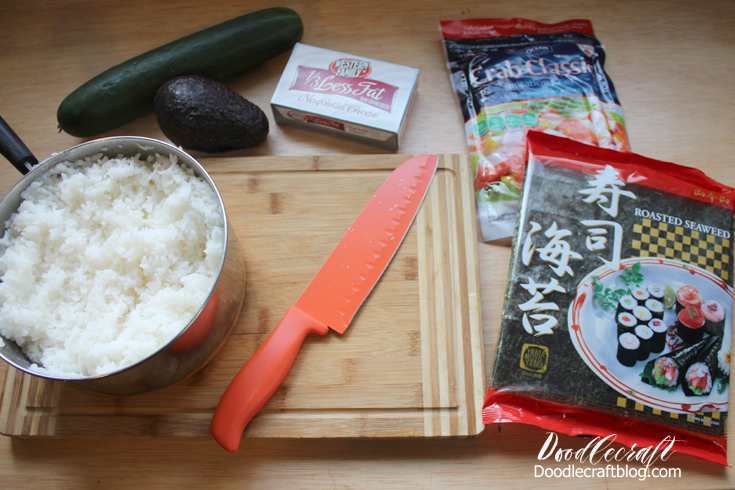 How to Make California Sushi Rolls!