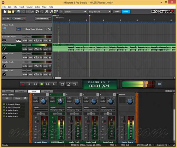 mixcraft 8 pro studio themes