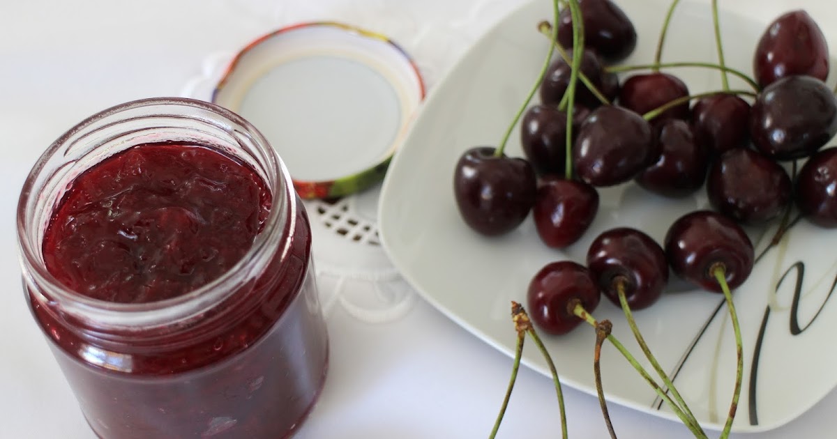 mein Land und Gartengenuss : Kirschen-Marmelade mit Amaretto und Zimt