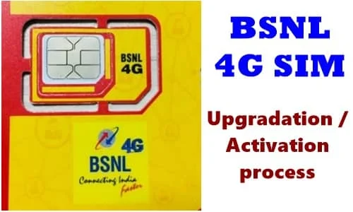 How to Upgrade Your BSNL 3G SIM To 4G: Know step by step activation process