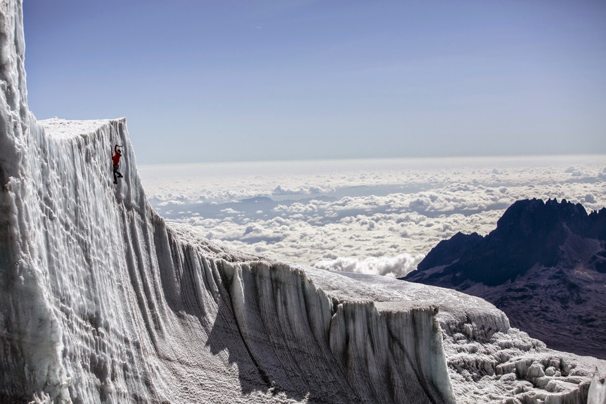 Ice Climbing the Glaciers at the Top of Kilimanjaro Snow Addiction