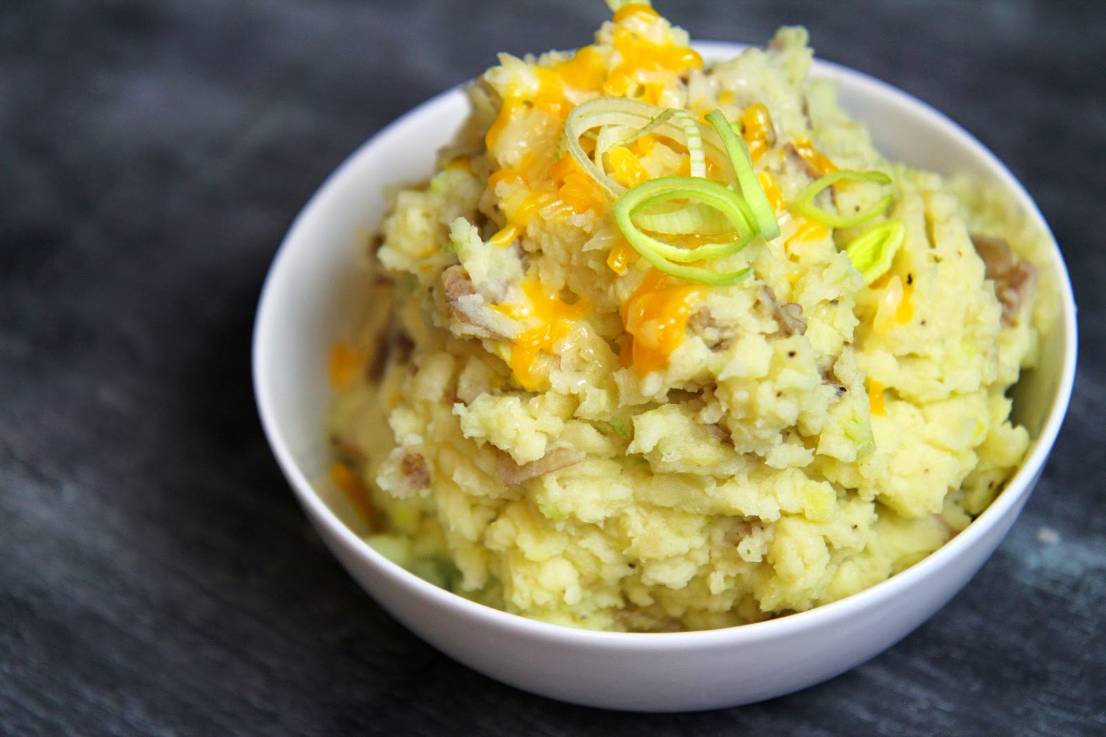 These tasty, cheesy mashed potatoes with leeks are simple to make and feature just a few ingredients!